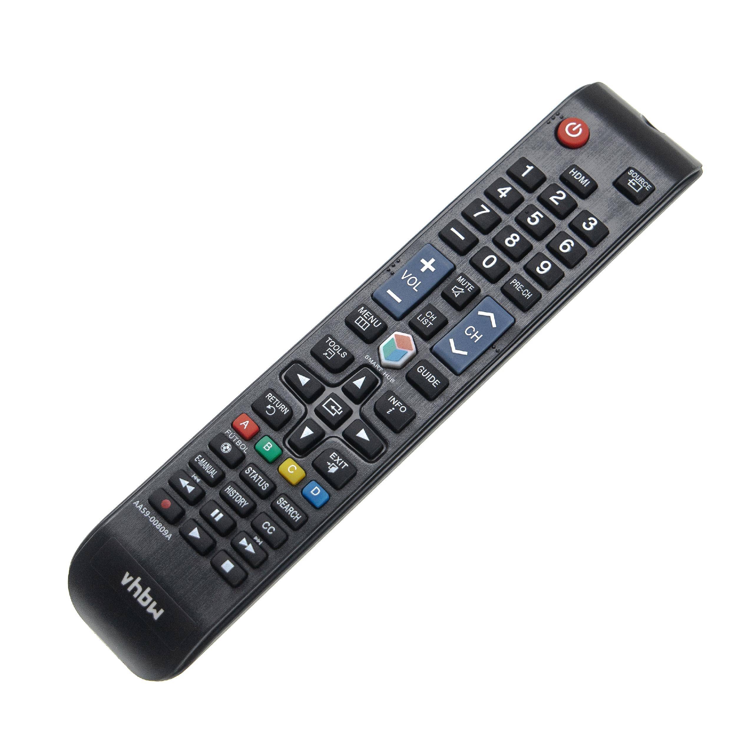 vhbw Fernbedienung kompatibel mit Samsung UE46F8005ST, UE46F8080ST, UE46F8090SL, UE50F6400AK, UE50F6470 Fernseher, TV - Ersatzfernbedienung