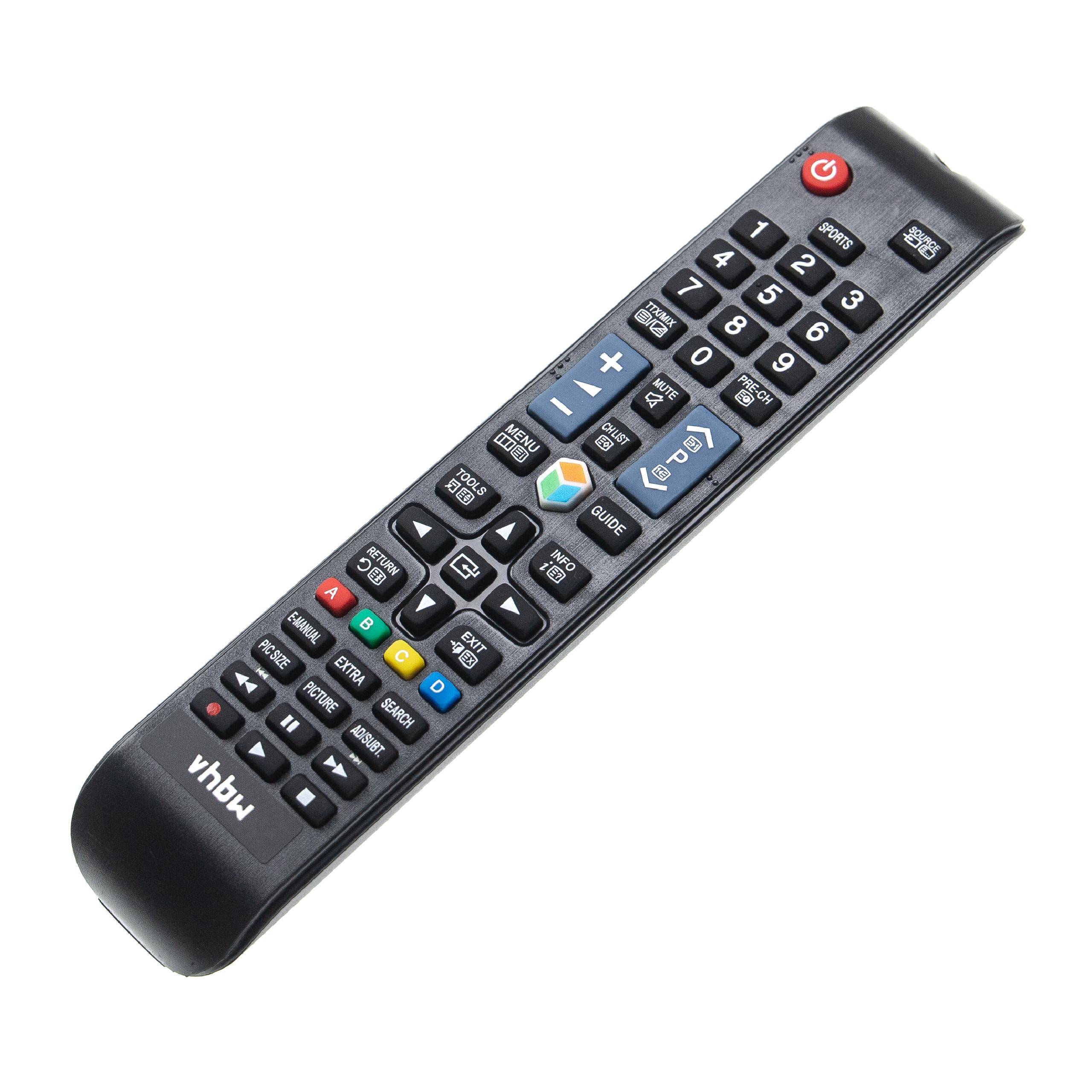 vhbw Fernbedienung kompatibel mit Samsung UE48J6370, UE40JU6465UXXE, UE48J5505AKXXE, UE43J5505AKXXE Fernseher, TV - Ersatzfernbedienung