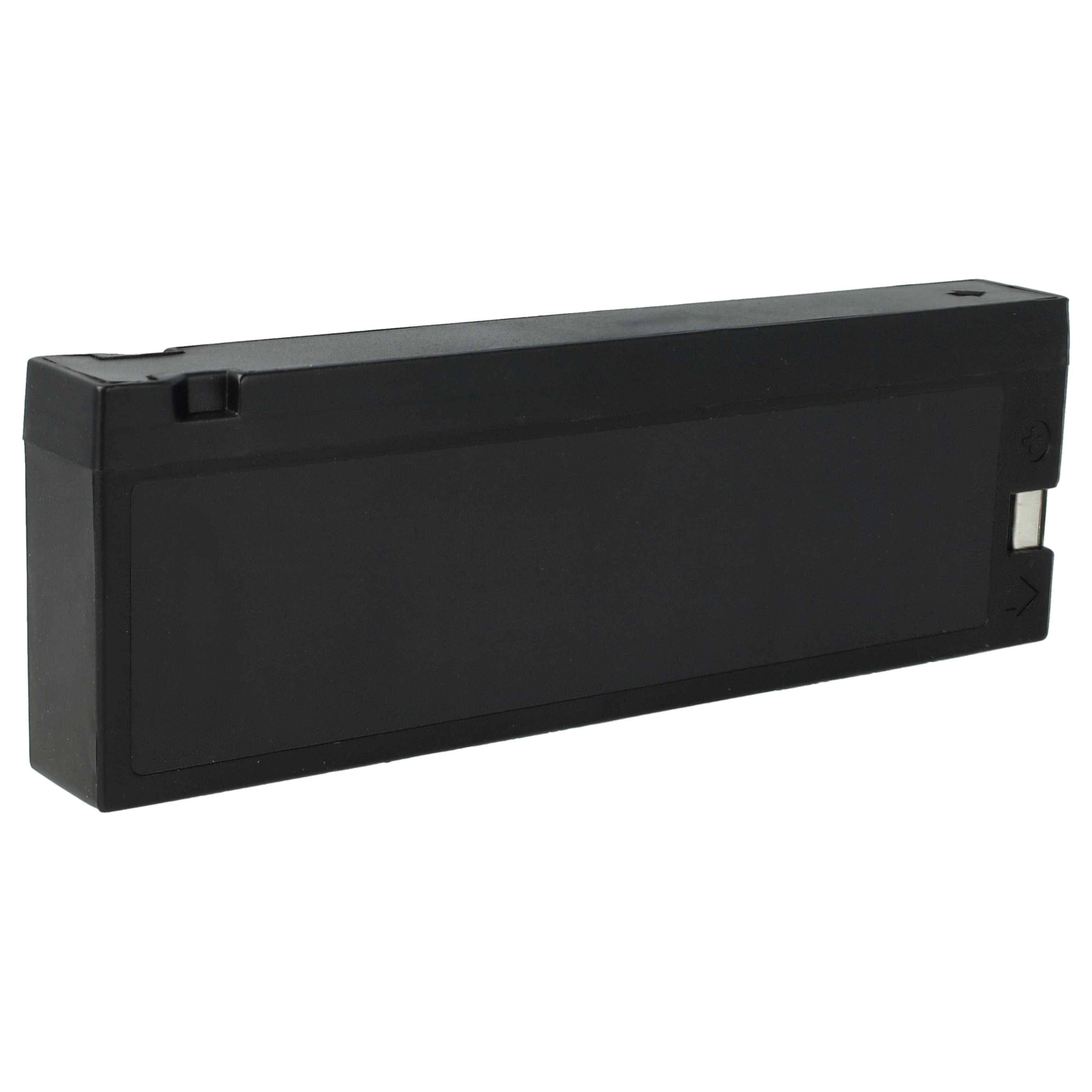 vhbw Akku kompatibel mit Nihon Kohden Cardiofax 8830A, ECG-9020 GEM, ECG-9130, ECG-9130K Medizintechnik (2300 mAh, 12 V, AGM)