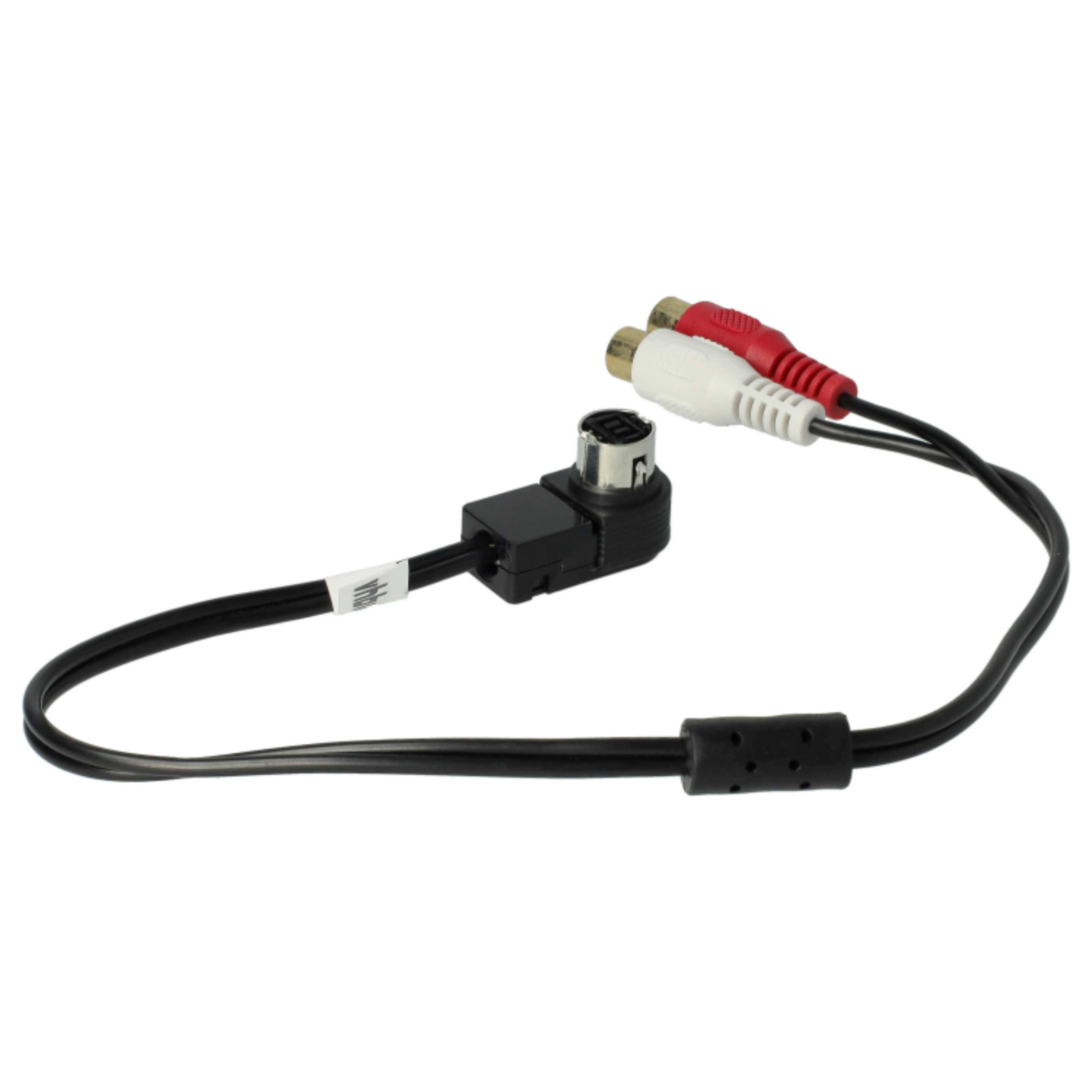 vhbw KFZ Audio Kabel Ersatz für JVC KS-U57 für Autoradio - Adapter, 60 cm, Schwarz