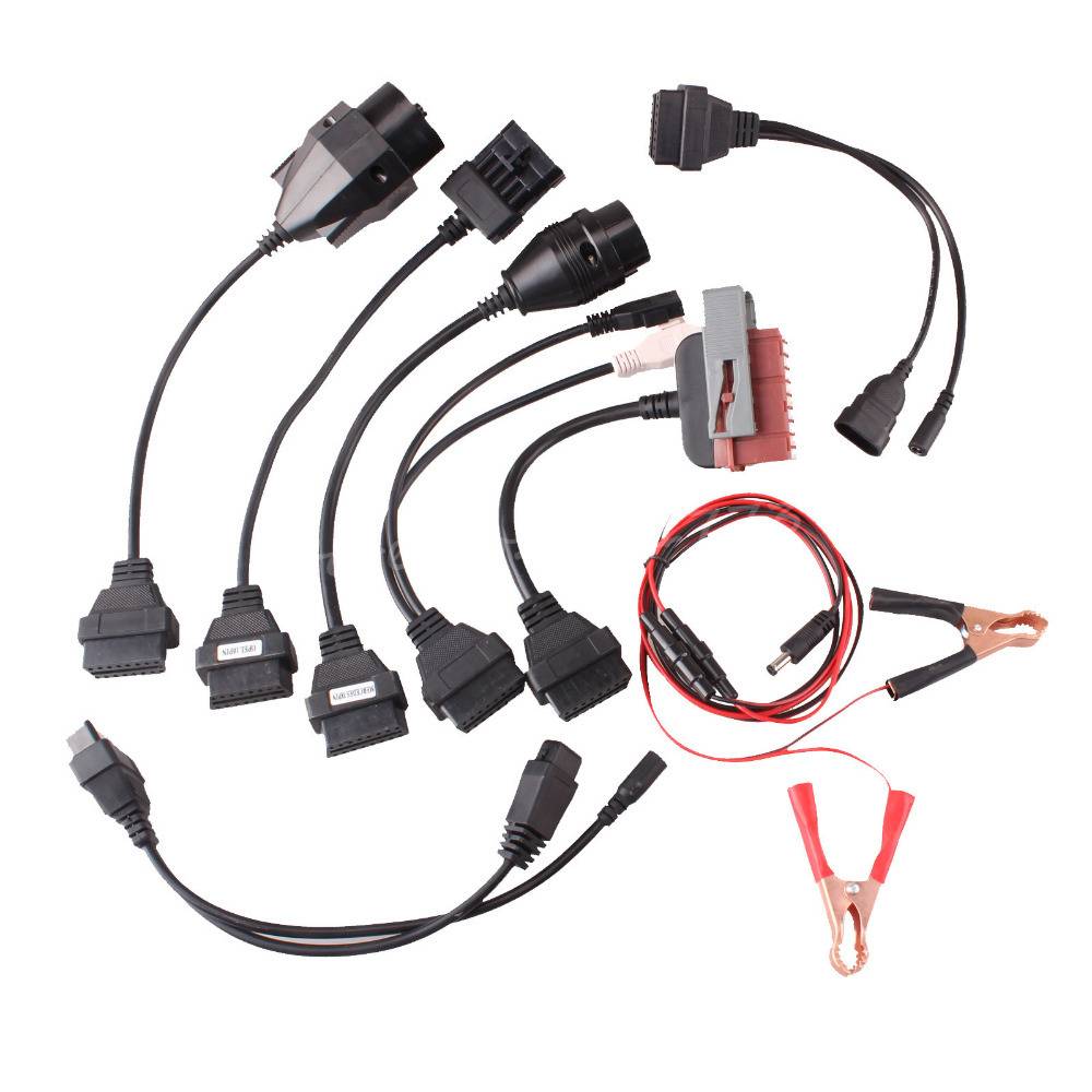 vhbw 8x OBD Adapter OBD1 auf OBD2 16Pin kompatibel mit Alfa Romeo Auto, PKW - Verbindungsadapter