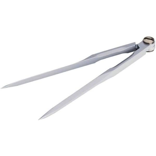 Marinezirkel 180mm nickelfarben matt