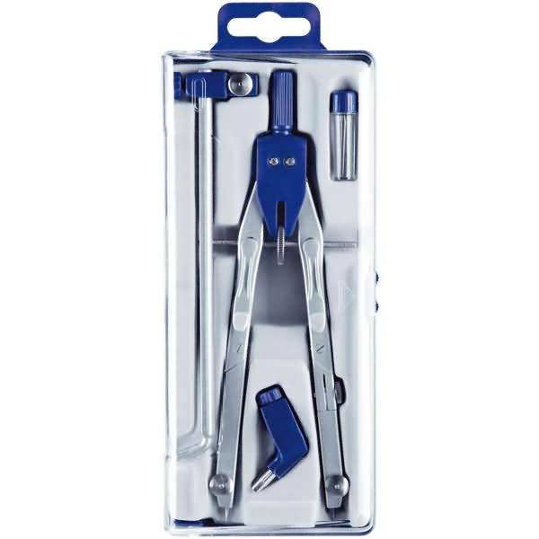 Schnellverstellzirkel 2 Kniegelenke Kreis 380mm 170mm silber