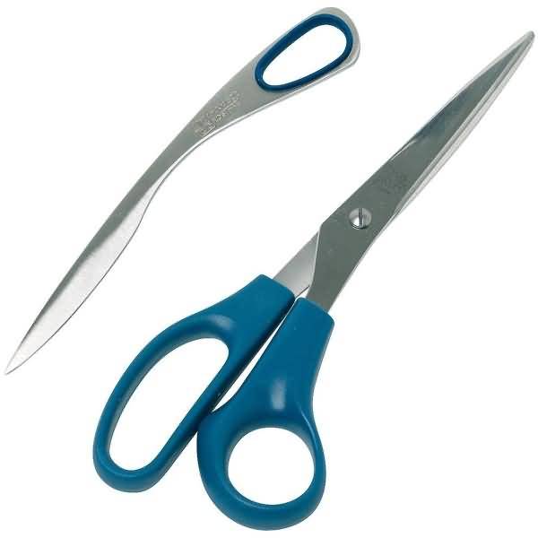 Brieföffner-Set Brieföffner 1500 und Schere 1408 silber