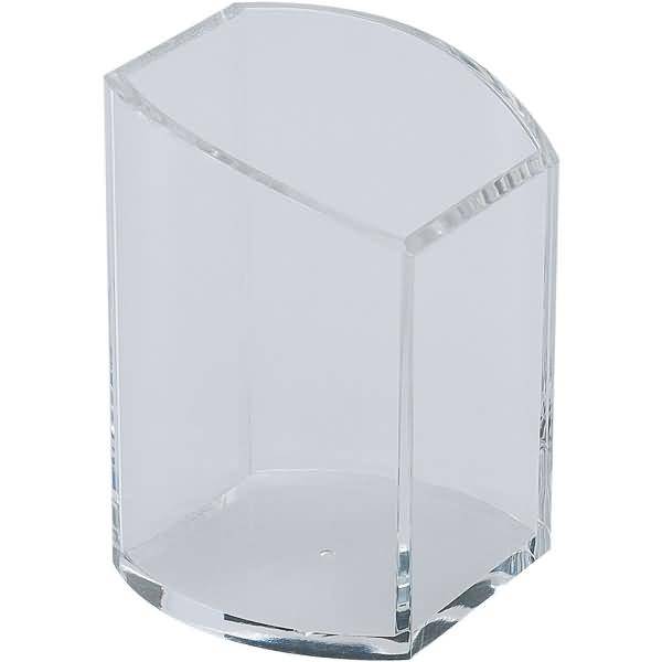 Stifteköcher Acryl 1 Fach 70x75x100mm glasklar