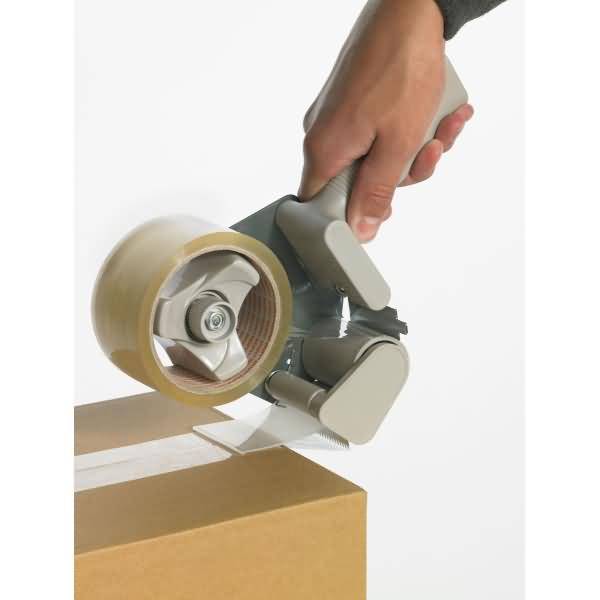 Sicherheits-Packetbandabroller Stahl/Kunststoff 5cmx66m grau