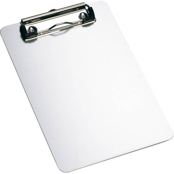 Klemmbrett Aluminium A5 silber