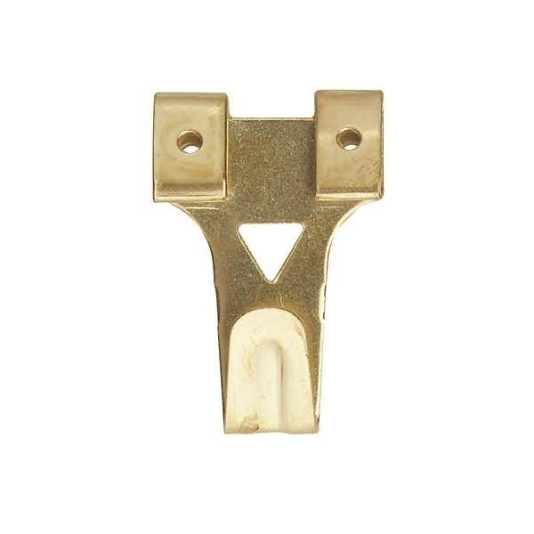 Bilderhaken Stahl vermessingt Größe 3 VE=10 Stück