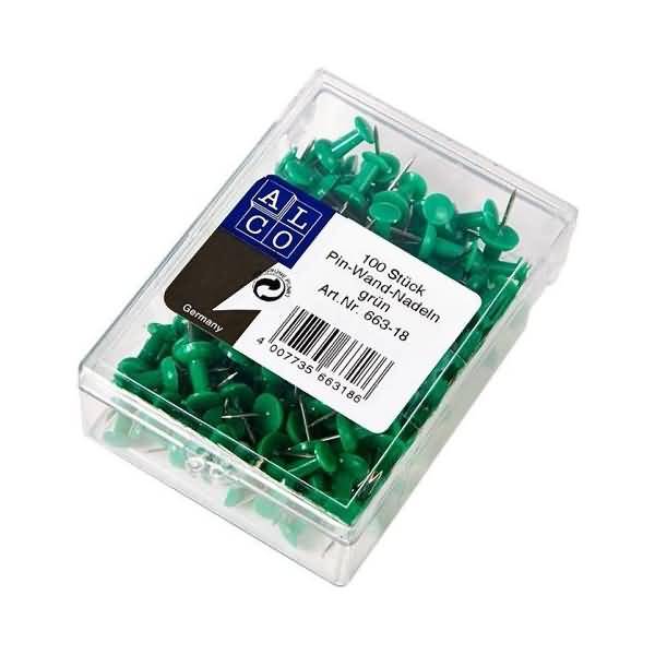 Pinnwandnadel 7,5mm dunkelgrün VE=100 Stück