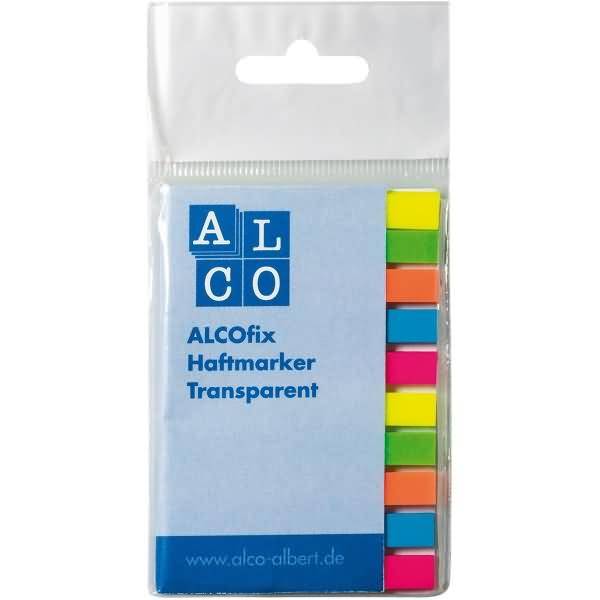 Haftmarker Alcofix 50x6mm VE=10 Farben je 40 Stück