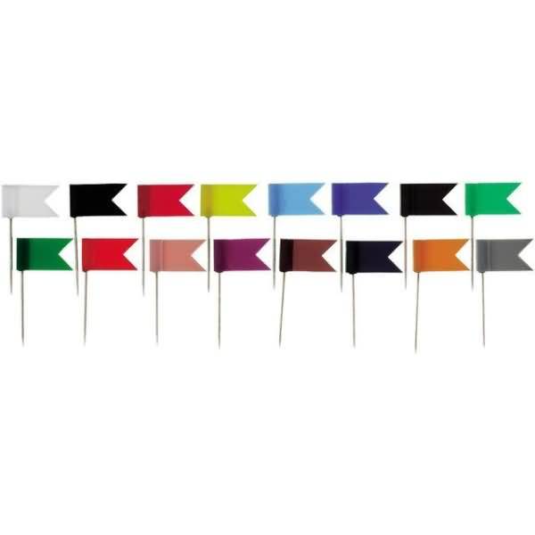 Markierungsfähnchen 18x10mm sortiert VE=20 Stück