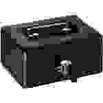 Geldkassette Mini-Box Stahlblech mit Schloss 125x95x60mm schwarz