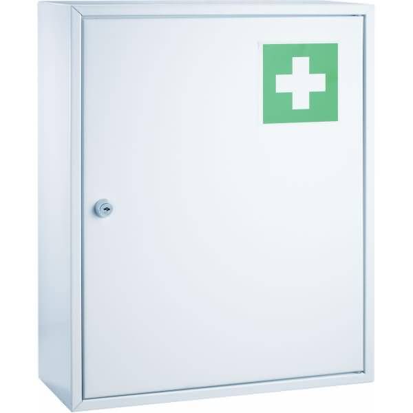 Erste-Hilfe-Verbandschrank Stahl lackiert 360x150x450mm weiß