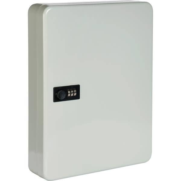 Schlüsselschrank Stahlblech 280x80x370mm für 60 Schlüssel lichtgrau