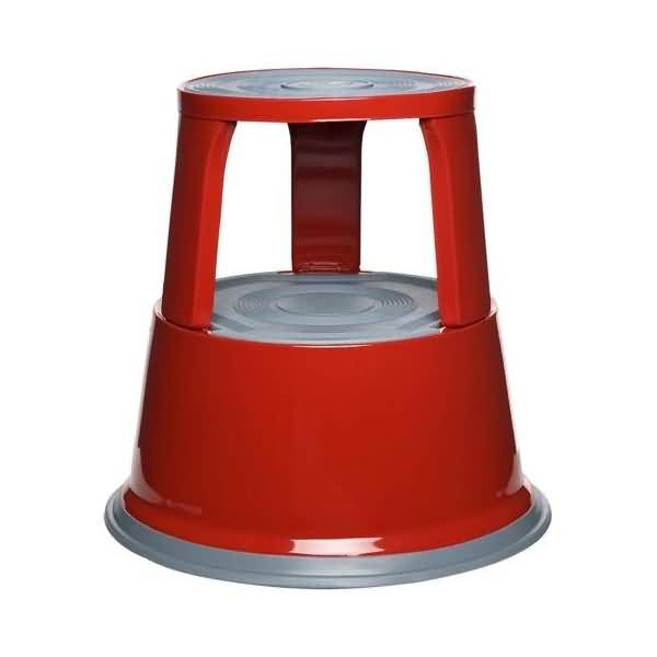 Rollhocker Metall bis 150kg rot