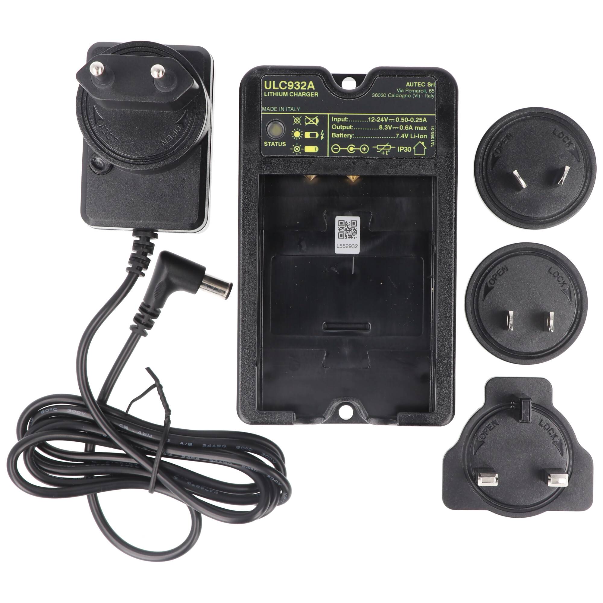 Autec Original Ladegerät ULC932A passend für den Akku Autec LPM02
