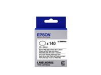 Epson LabelWorks LK-8WBWAB - Schwarz auf Weiß - 25 x 38 mm 140 Etikett(en) (1 Rolle(n)