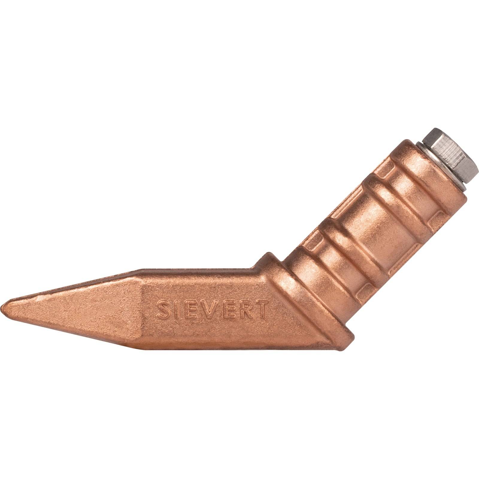 Eine kupferfarbene Schweißdüse der Marke 'Sievert', entwickelt für Hochtemperatur-Löt- und Heizanwendungen.