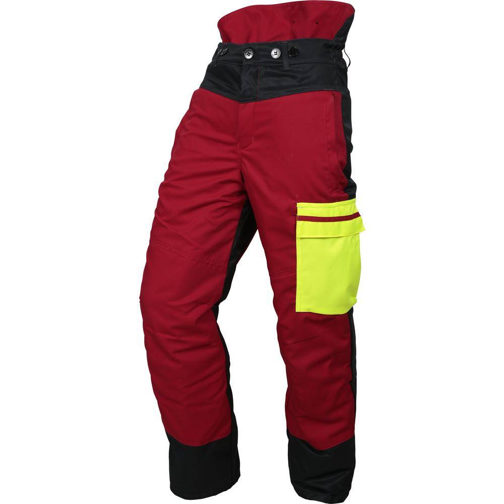 Bundhose Forest jack Red Gr. 54/56,rot/anth./gelb