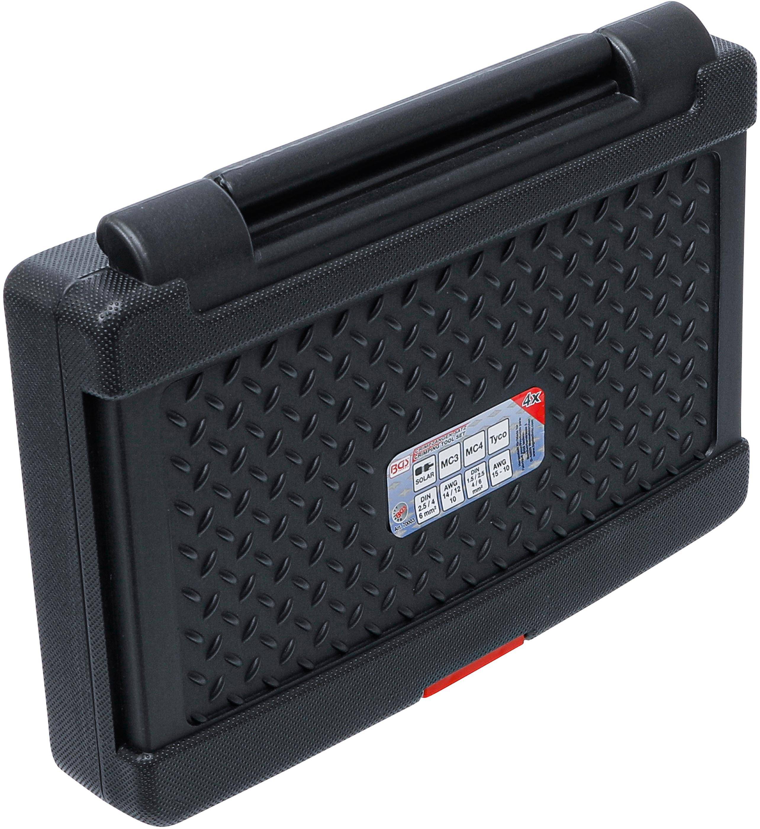 BGS Crimpzangen-Satz | mit 3 Paar Backen | fr Solar-Steckverbindungen