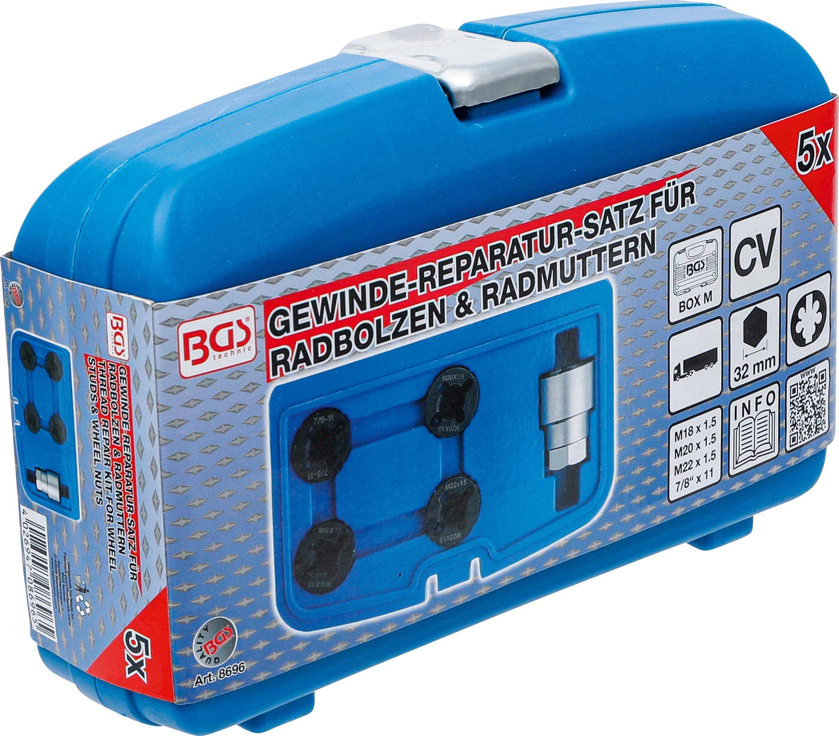 BGS technic Gewinde-Reparatursatz fr Radbolzen | fr LKW