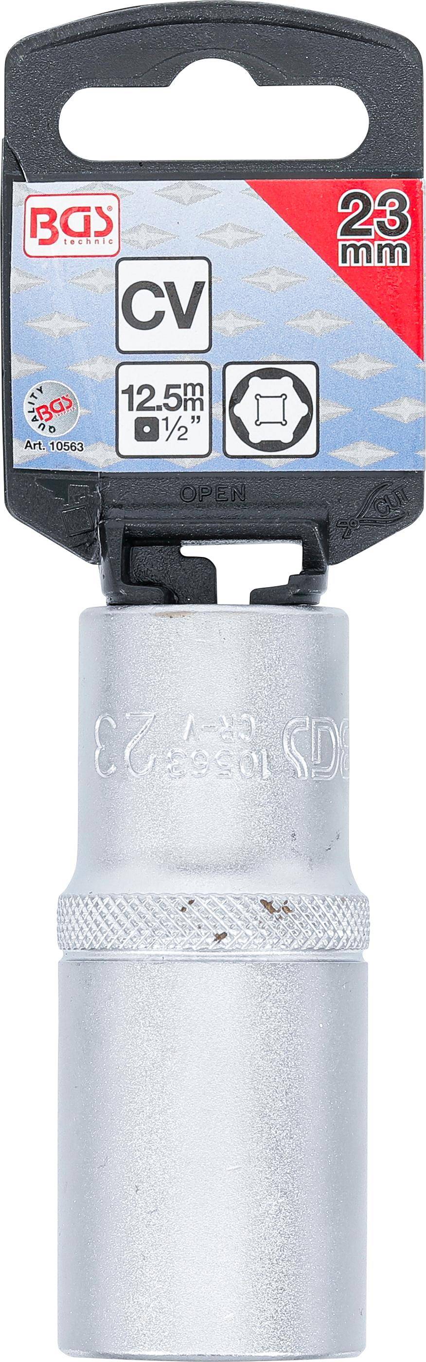 BGS technic Steckschlüssel-Einsatz Sechskant, tief | Antrieb