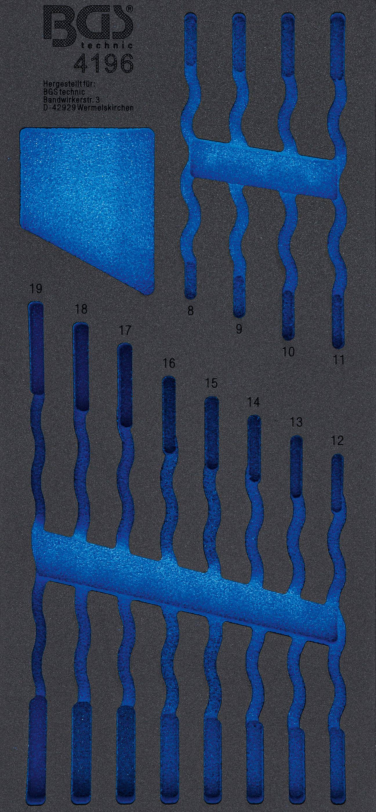 BGS technic Werkstattwageneinlage 1/3 | leer | fr Art. 4196