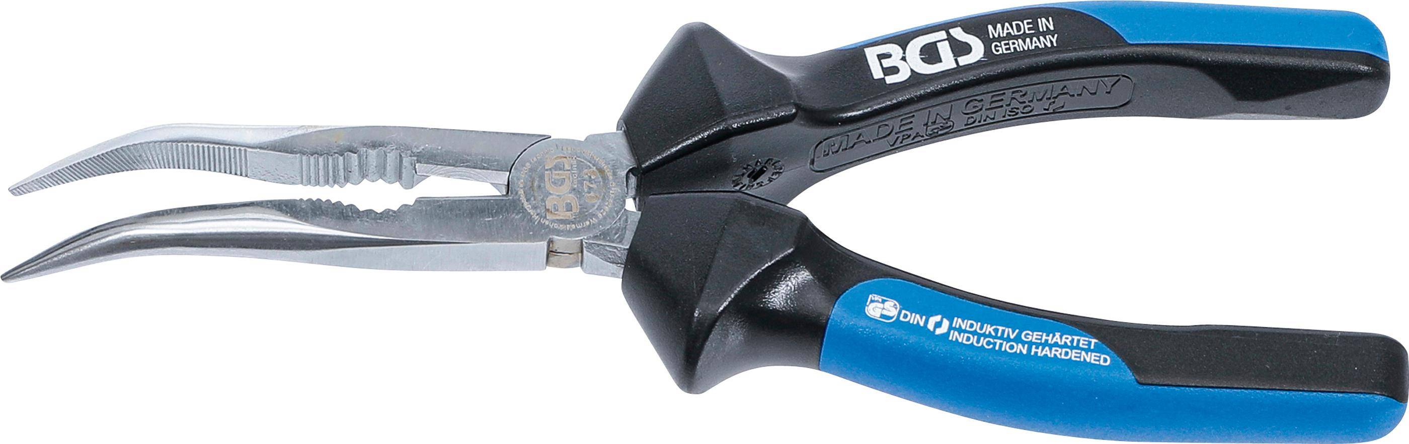 BGS Telefonzange | mit Schneide | gebogen | 200 mm