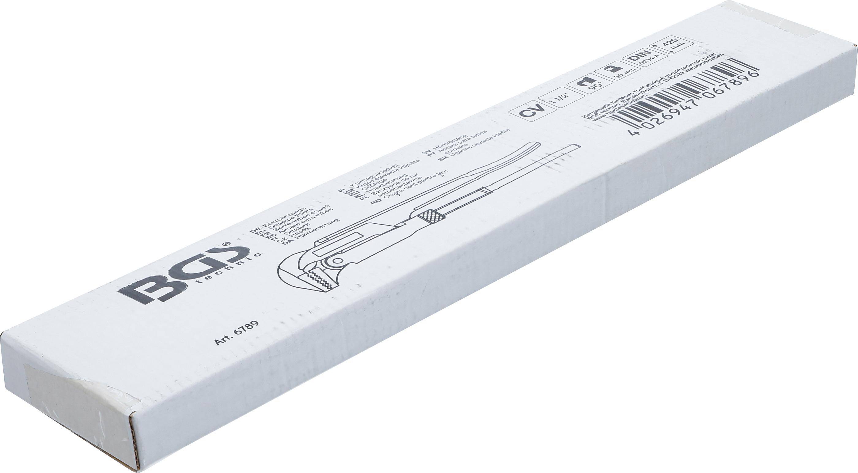 BGS Eckrohrzange | 38 mm - 1,5" | schwedische Form