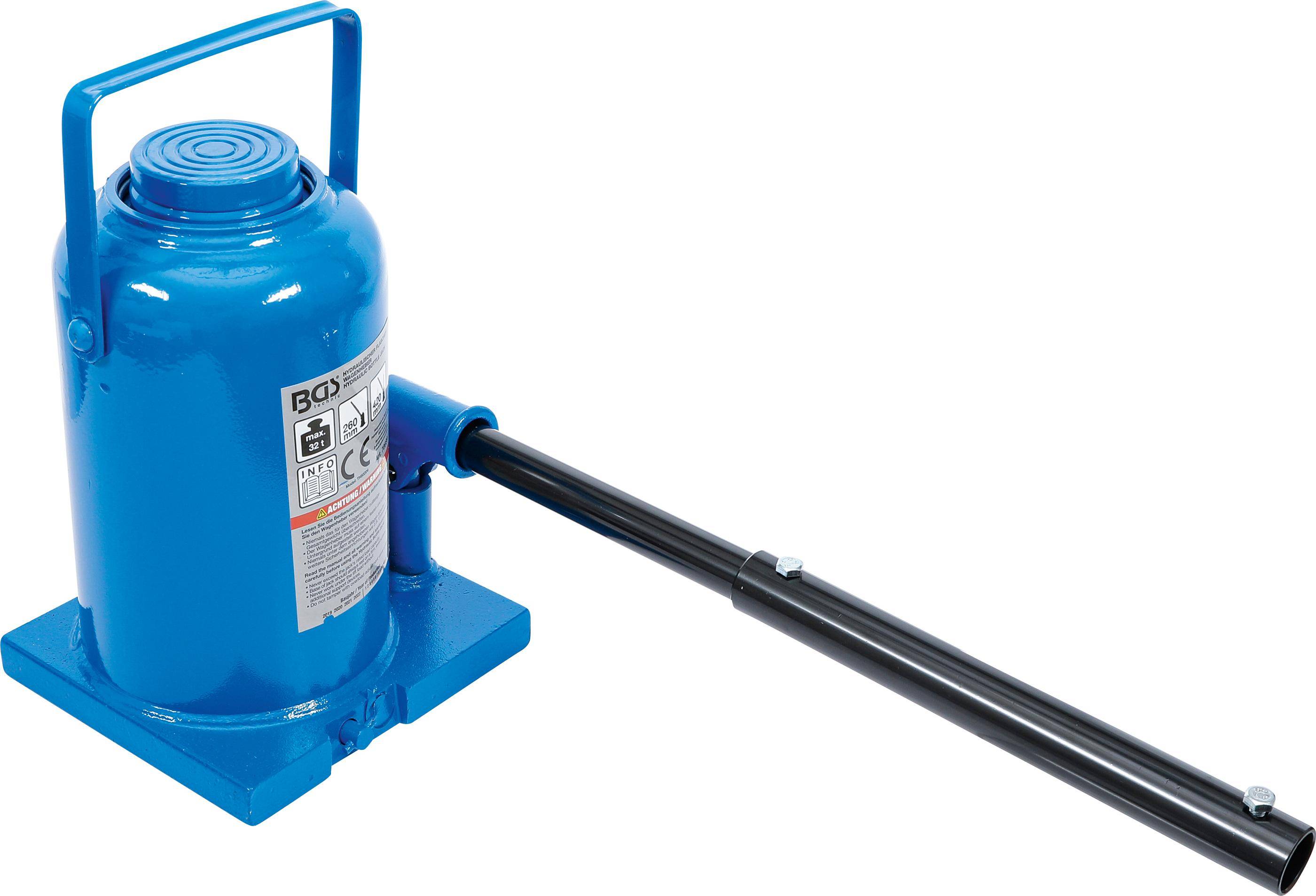 BGS technic Hydraulischer Flaschen-Wagenheber | 32 t