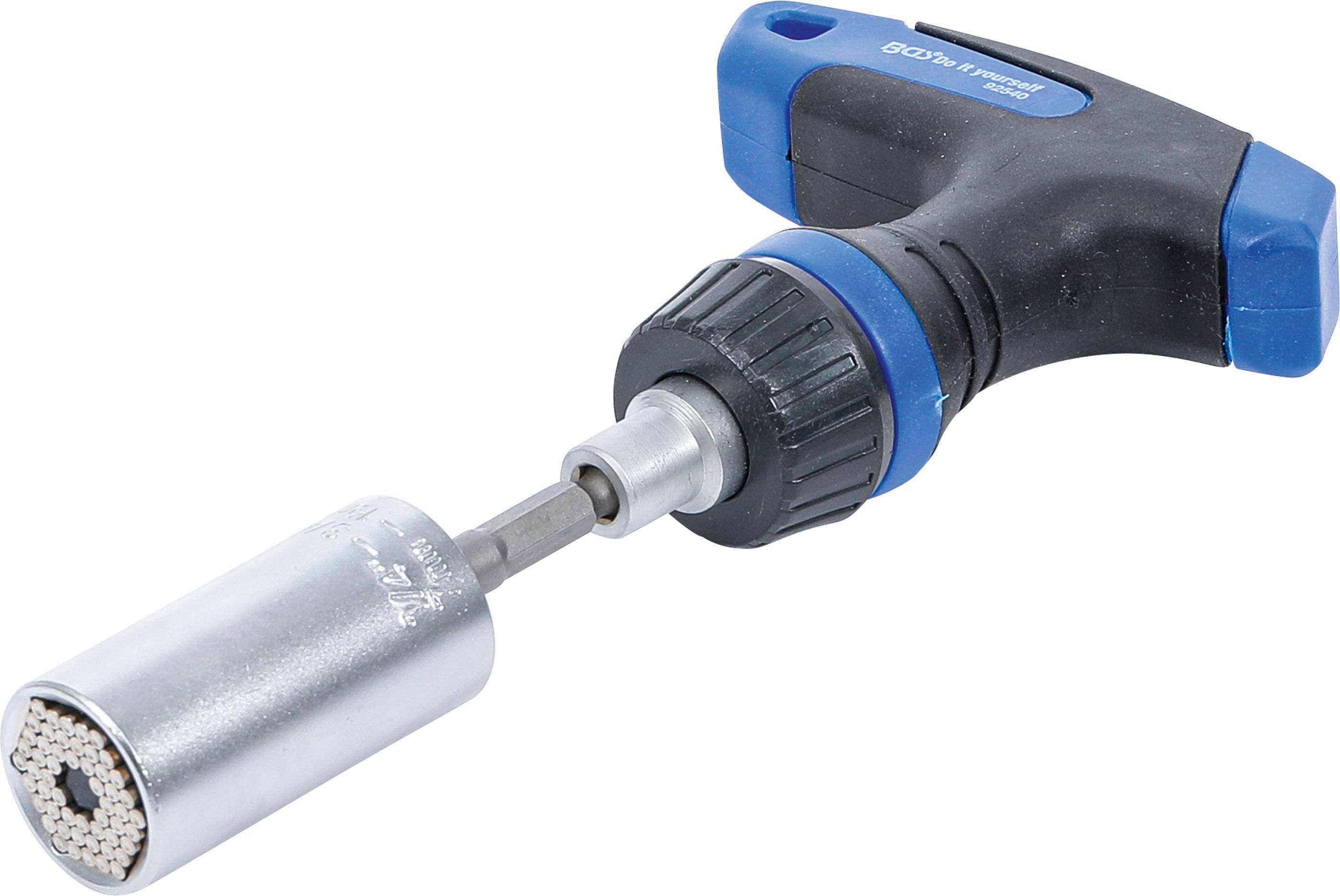 BGS technic Multi-Einsatz mit Adapter-Satz | mit Ratschen-T-Griff,