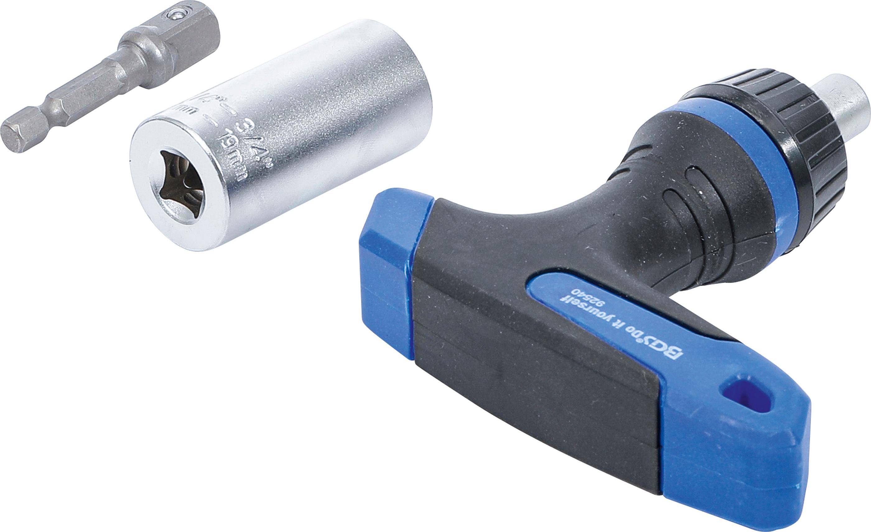 BGS technic Multi-Einsatz mit Adapter-Satz | mit Ratschen-T-Griff,