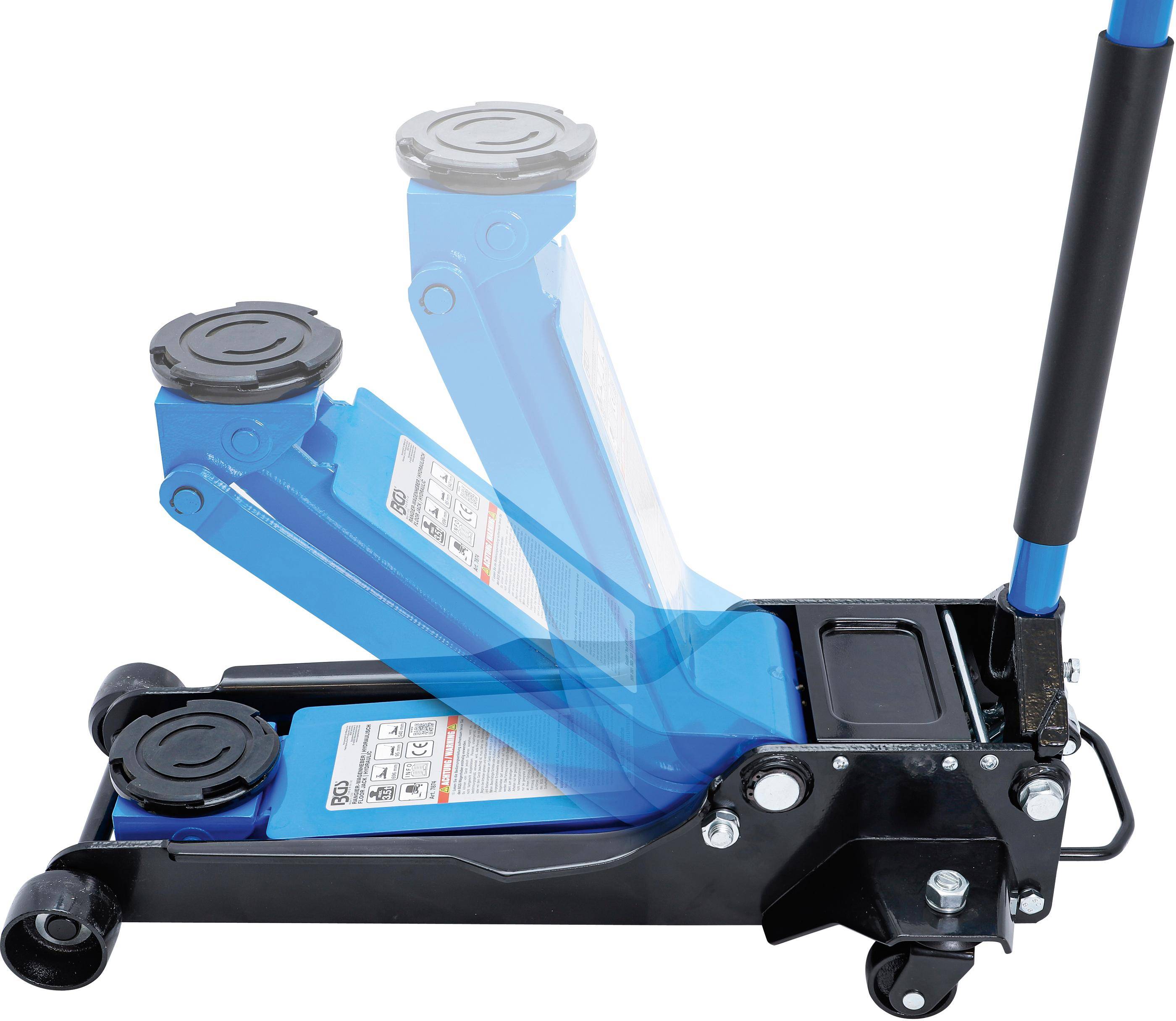 BGS technic Rangier-Wagenheber | hydraulisch | 3,5 t