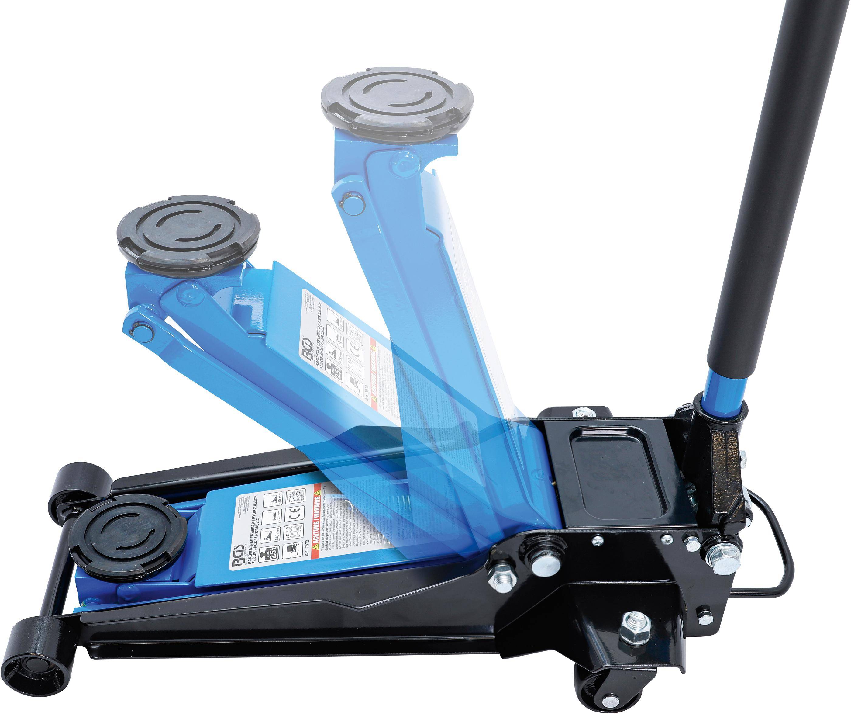 BGS technic Rangier-Wagenheber | hydraulisch | 2,5 t