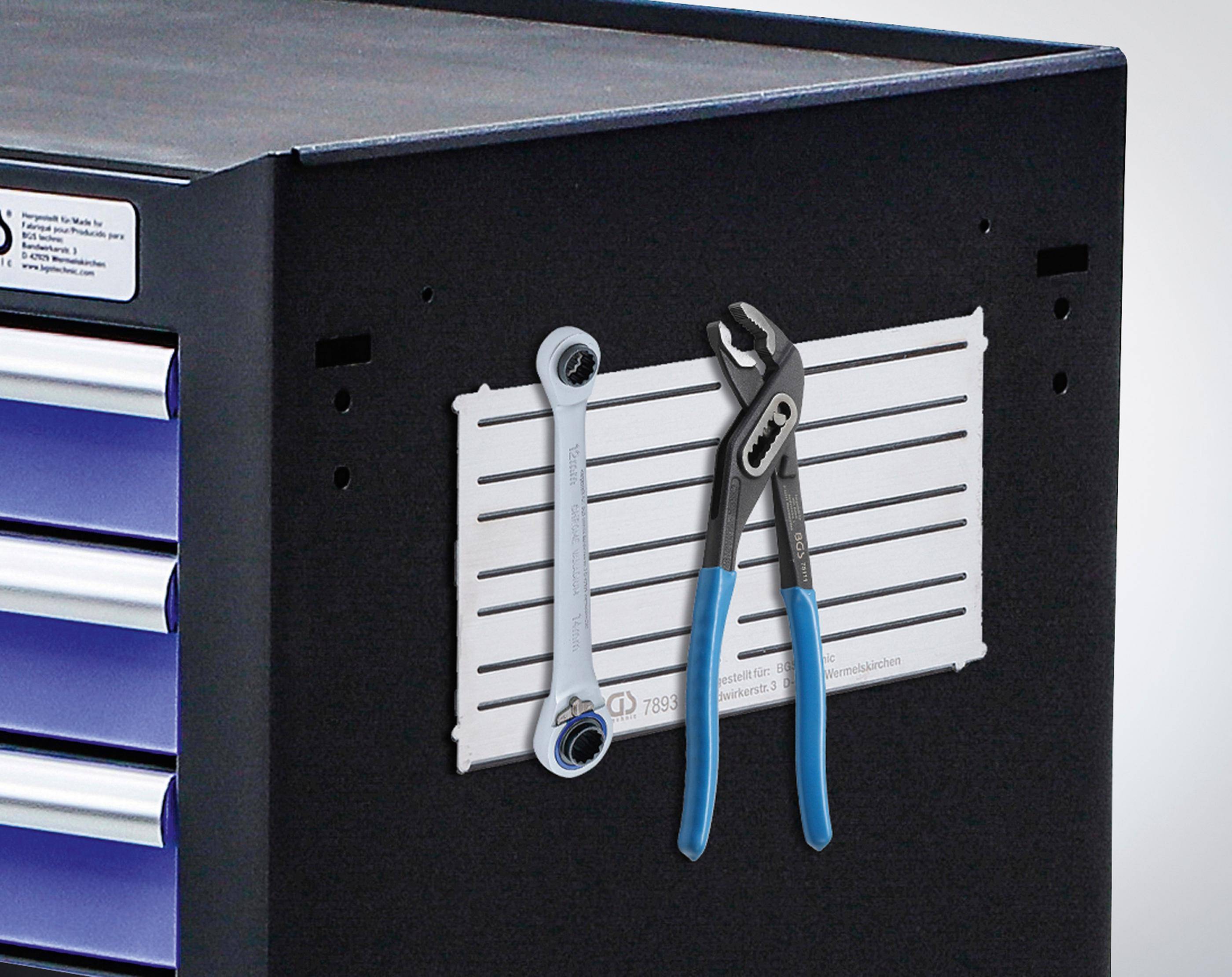 BGS technic Magnettafel | Stahl | extra flach | 300 x 150 mm