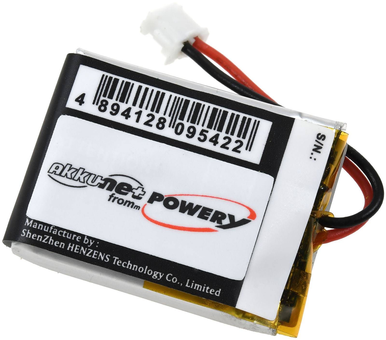 Powery Akku passend für Field-Trainer (Sender) SportDog 425, SD-425, Typ SAC54-13734, 3,7V, Li-Polymer