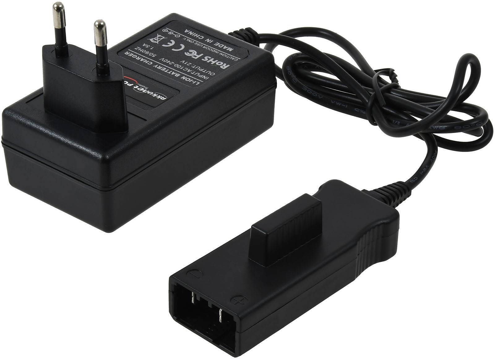 Powery Ladegerät für Gardena Schlauchbox Gardena 8025-20, 21V