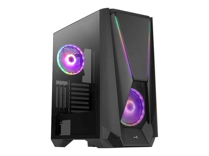 AeroCool Visor - MDT - Erweitertes ATX - Seitenteil mit Fenster (gehärtetes Glas)