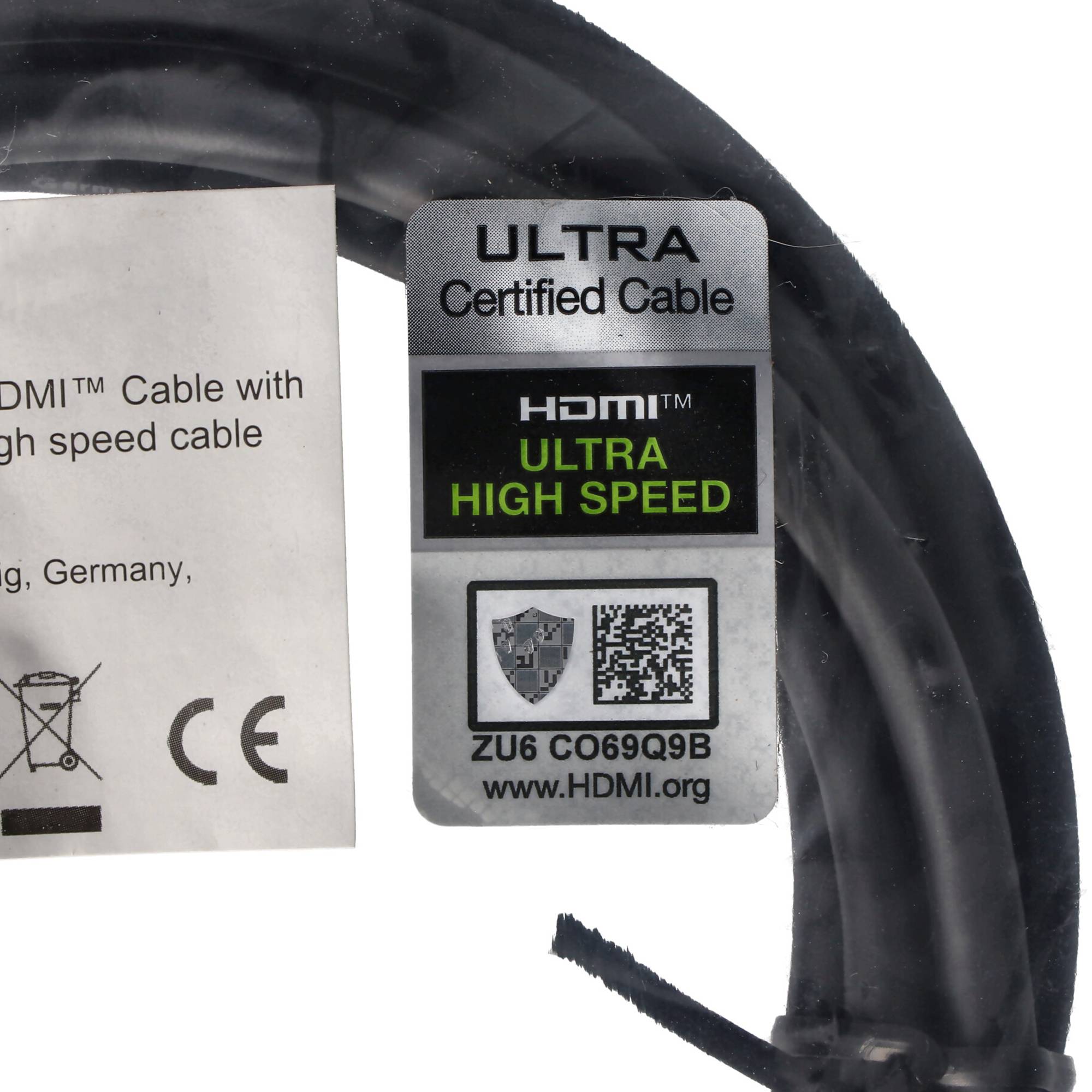 8K Ultra High-Speed HDMI™ Kabel mit Ethernet, zertifiziert Serie 2.1 für 4K und 8K 3 Meter