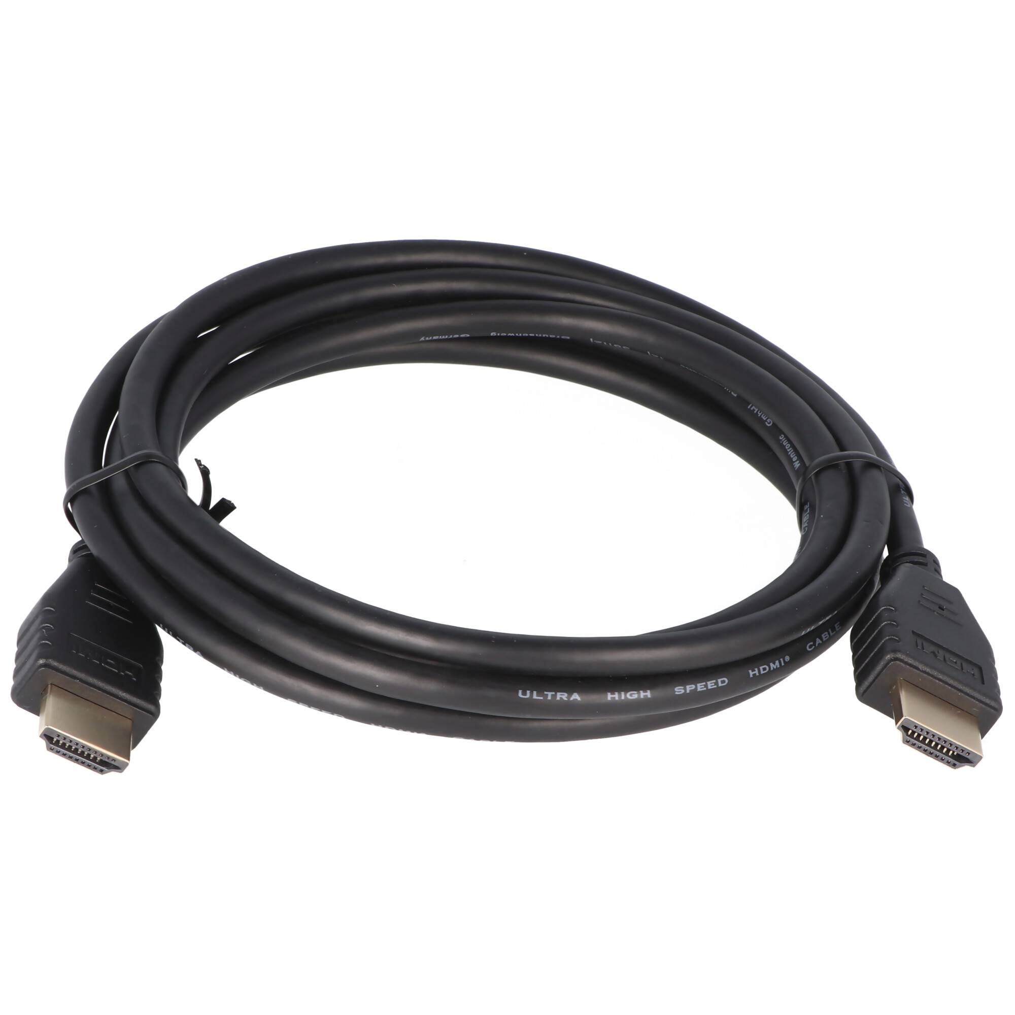 8K Ultra High-Speed HDMI™ Kabel mit Ethernet, zertifiziert Serie 2.1 für 4K und 8K 2 Meter