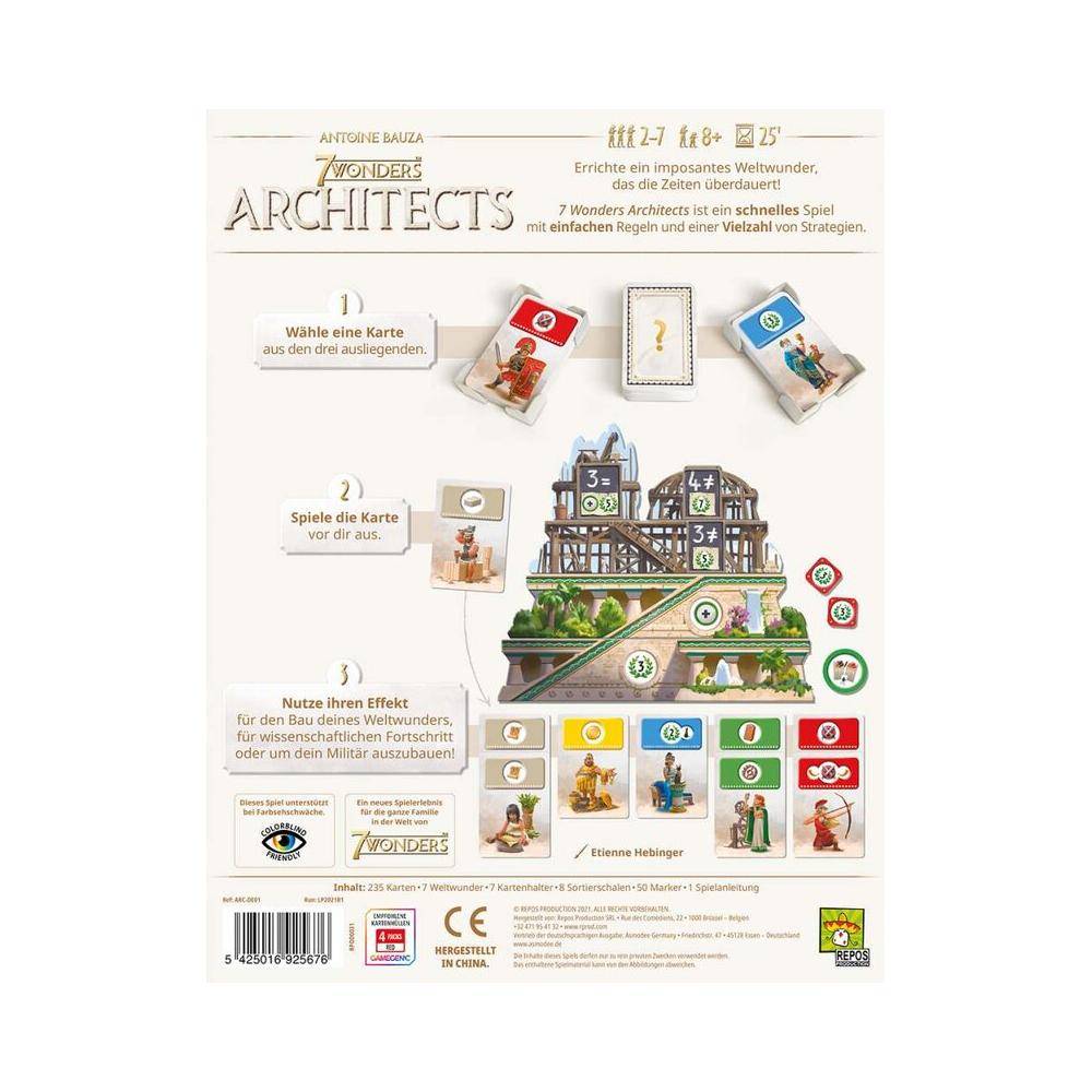 Repos - 7 Wonders Architects Neu & OVP