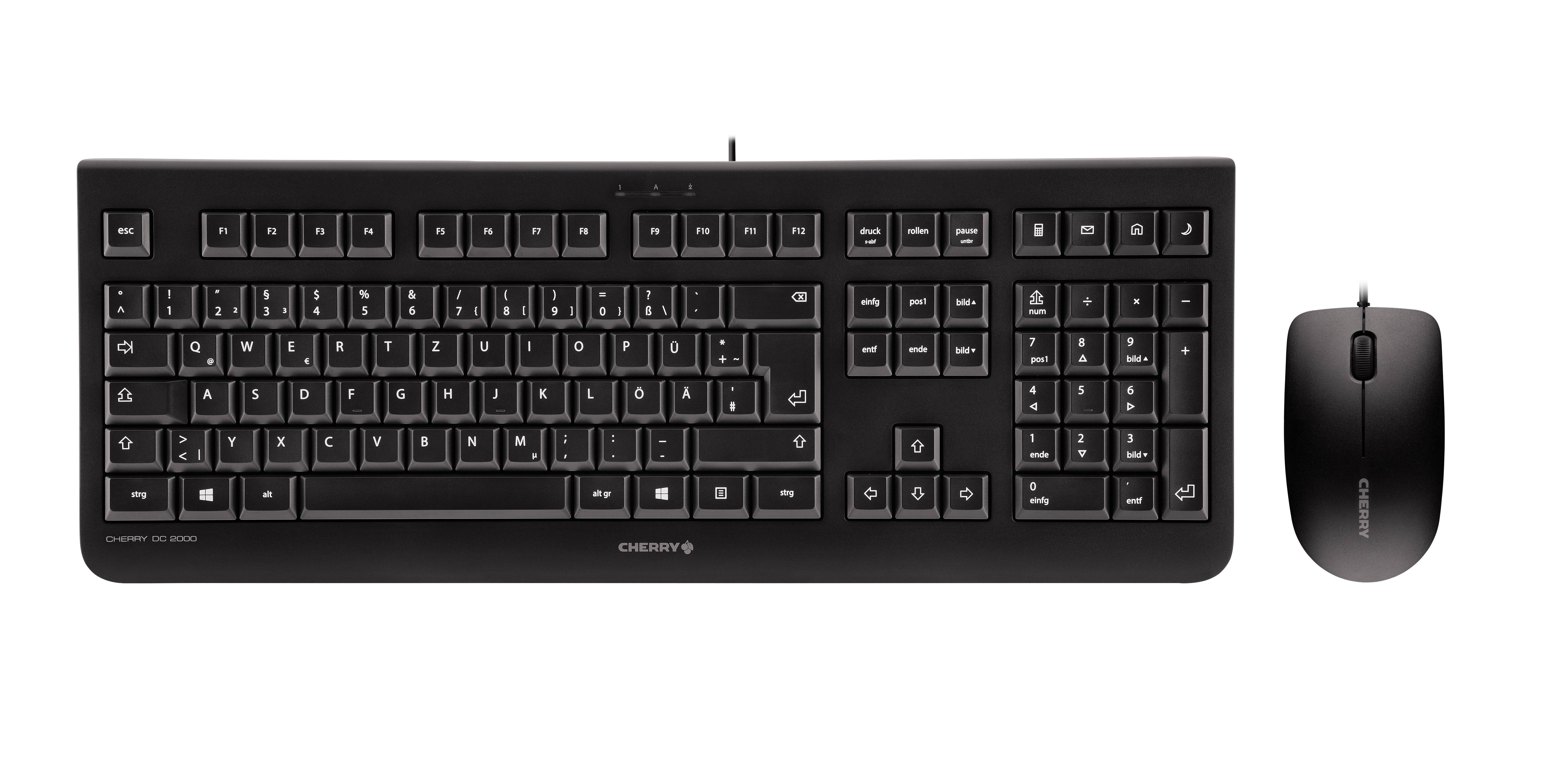 CHERRY DC 2000 - Tastatur-und-Maus-Set - USB