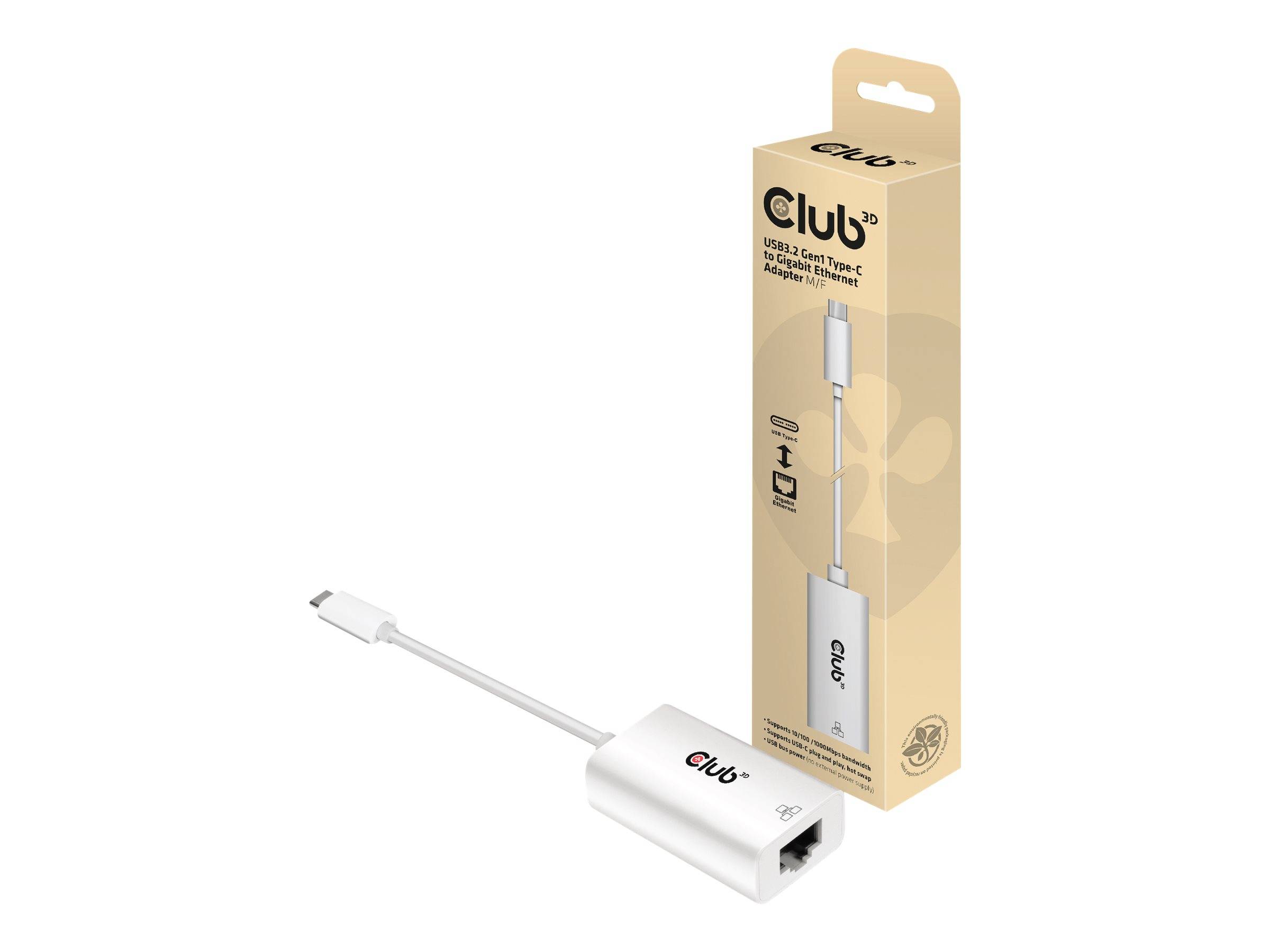 Club 3D CAC-1519 - Netzwerkadapter - USB-C 3.2 Gen 1