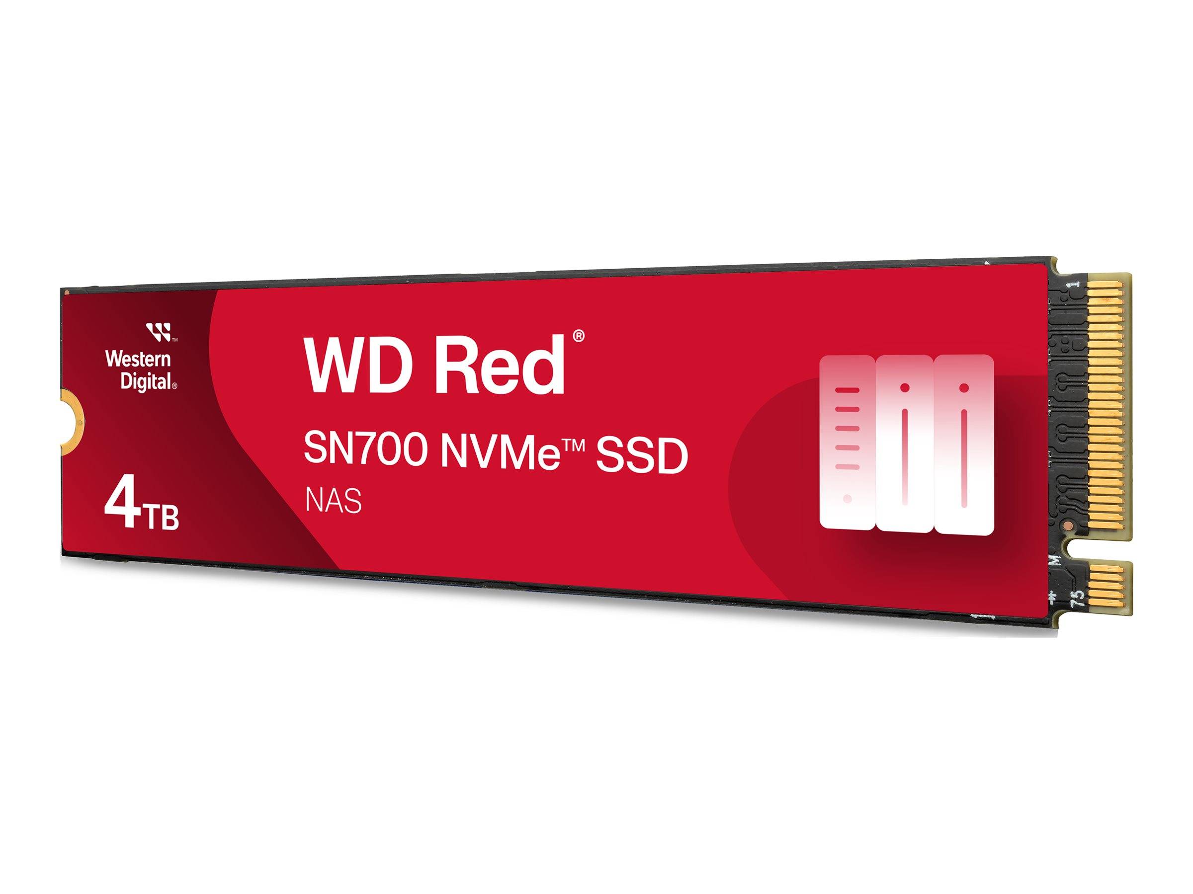 WD Red SN700 WDS400T1R0C - SSD - 4 TB - intern - M.2 2280 - PCIe 3.0 x4 (NVMe)
