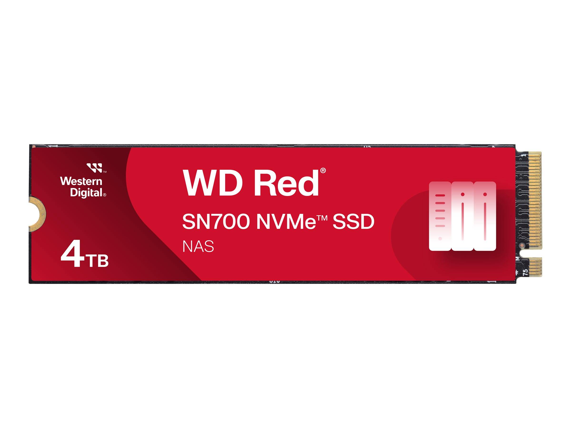 WD Red SN700 WDS400T1R0C - SSD - 4 TB - intern - M.2 2280 - PCIe 3.0 x4 (NVMe)