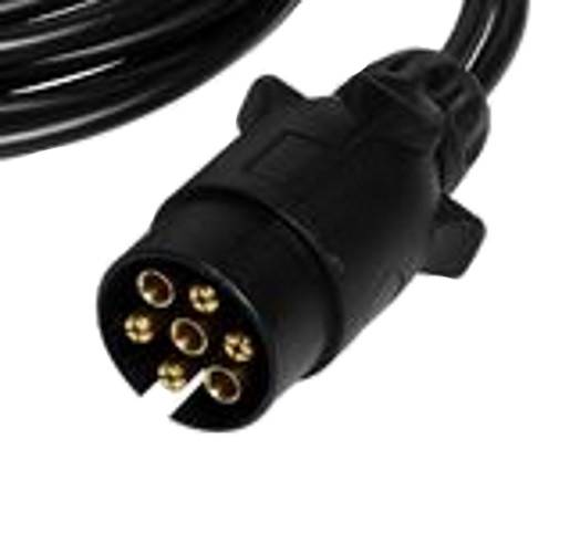 1 Stück - Aspöck Anhängerkabel 14 m - 7-polig Stecker - 58-1022-707
