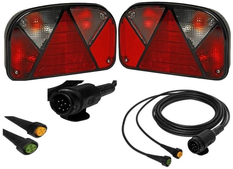 Aspöck Multipoint 2 - Leuchten Set - 13polig - 7m Kabel