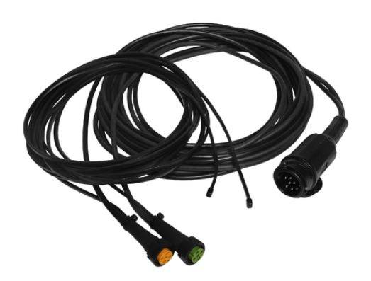 Aspöck Anhängerkabel 5m - 13-polig Stecker - Kabelbaum + 2 x 0,2m Abgang DC