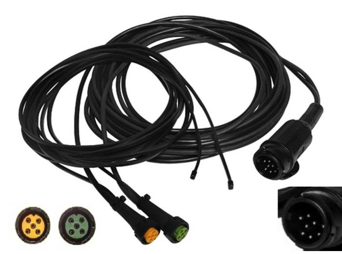 Aspöck - Anhängerkabel 9m - 13-polig Stecker + 0,2m Abgang + 10 x Kabelschellen