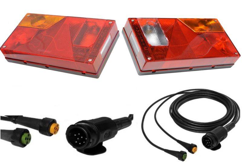 1 x Aspöck Multipoint 1 Leuchten Set 13polig - 7 Meter